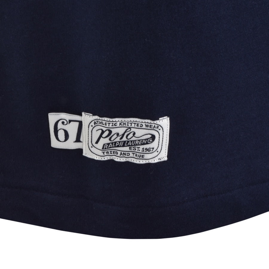 Alternative Image for ProductRalph Lauren Logo T Shirt Navy3